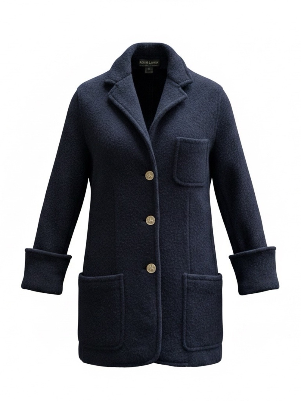Vintage Ralph Lauren Collection Classics Black Label Wool Blazer Sz 8